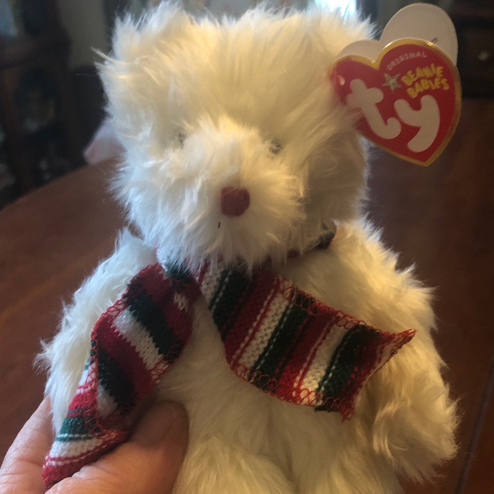 Ty Beanie Baby Muffler the Bear. . (MWMT)